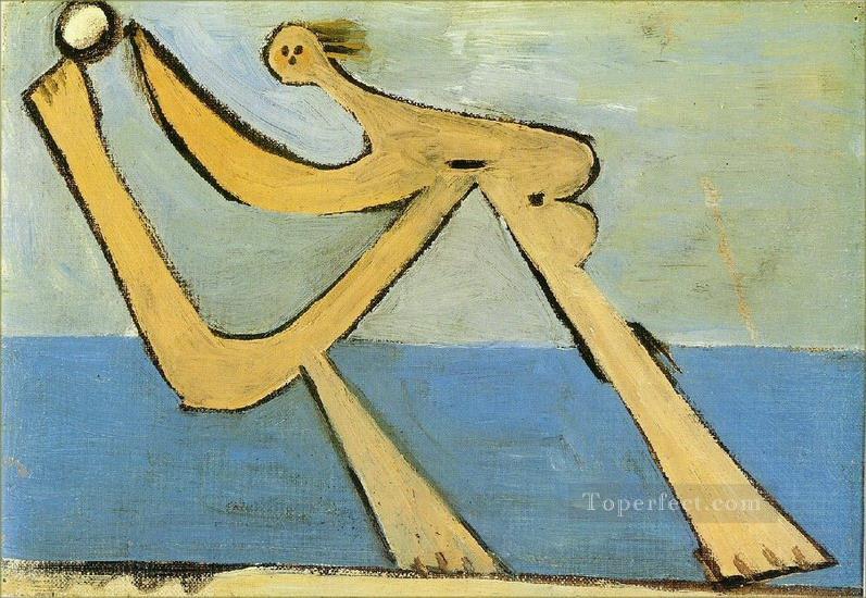 「入浴者 4」1928年 パブロ・ピカソ油絵